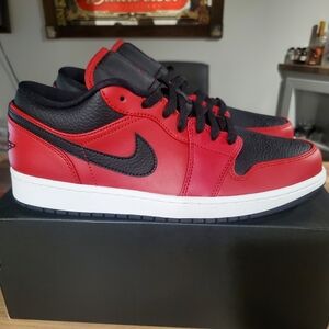 Nike Air Jordan 1 Low 'Reverse Bred' Size 9.5 NIB